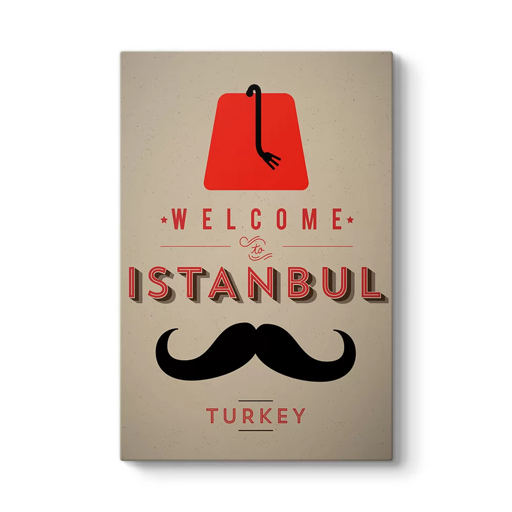 Welcome To İstanbul Tablosu - Model 2
